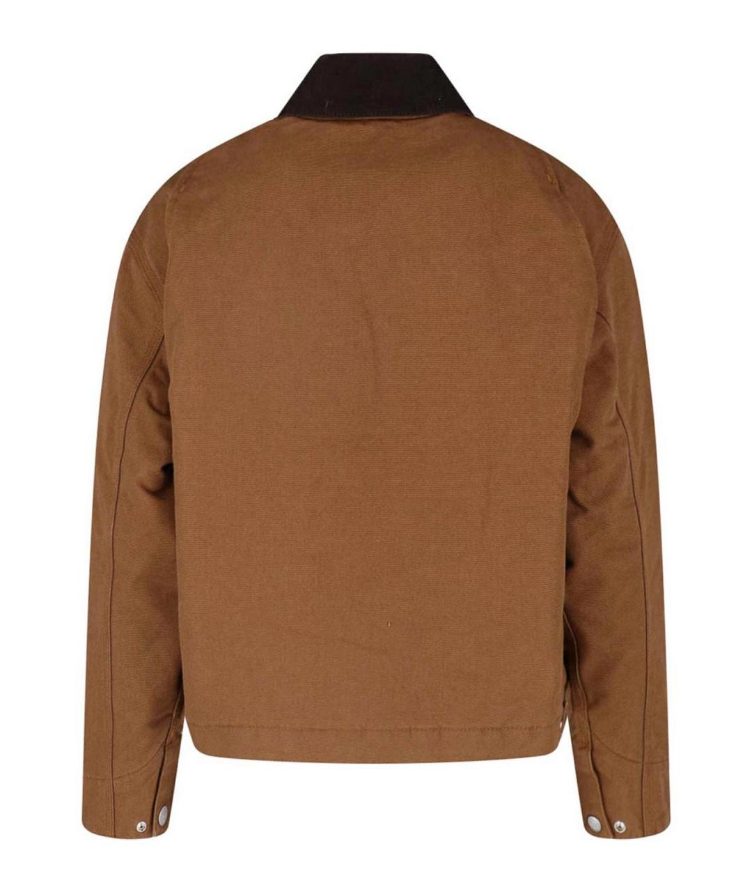 CARHARTT Коричневая хлопковая куртка, фото 2