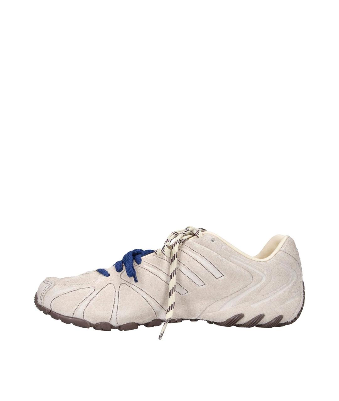 ADIDAS Бежевые замшевые кроссовки, фото 3