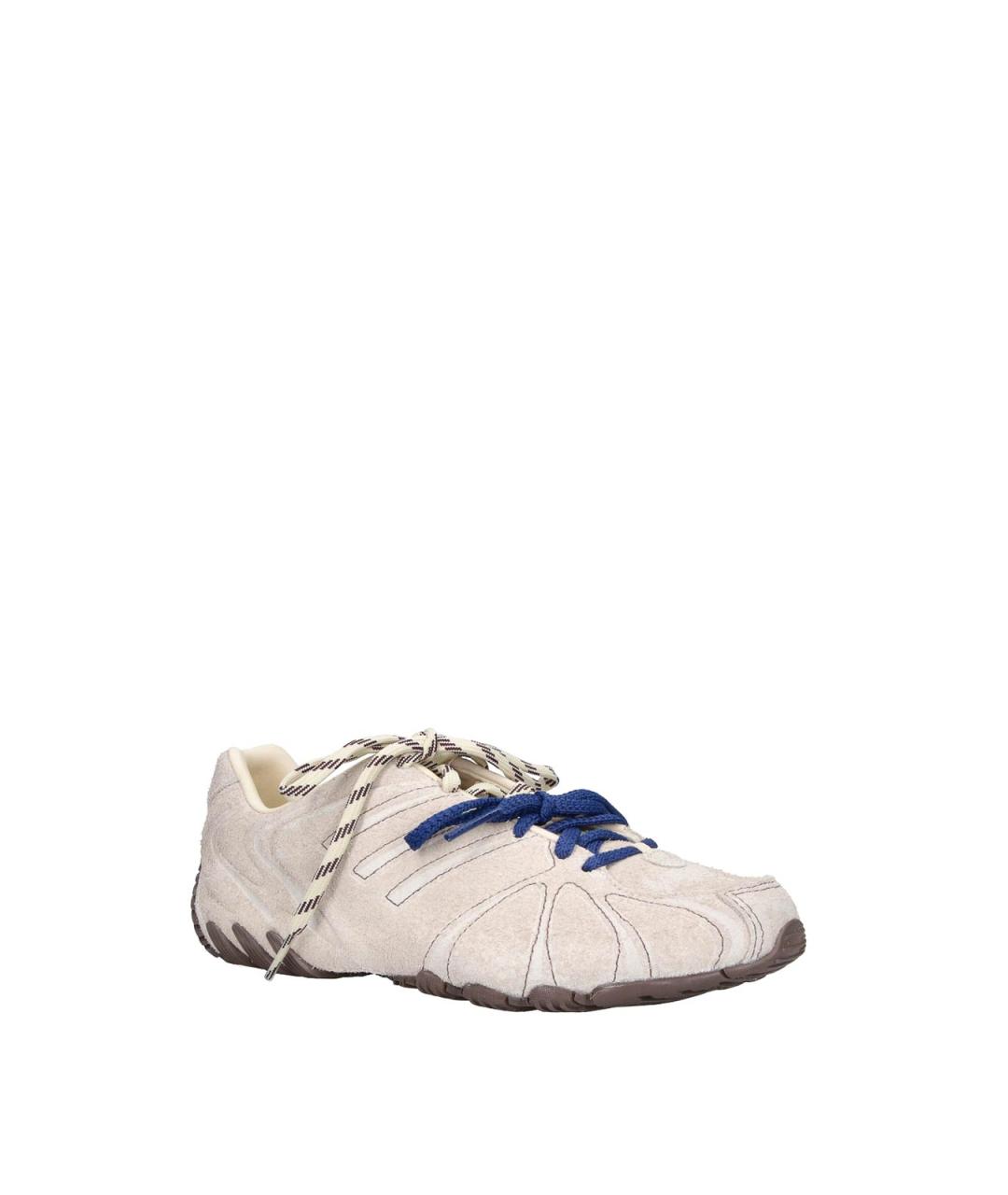 ADIDAS Бежевые замшевые кроссовки, фото 2