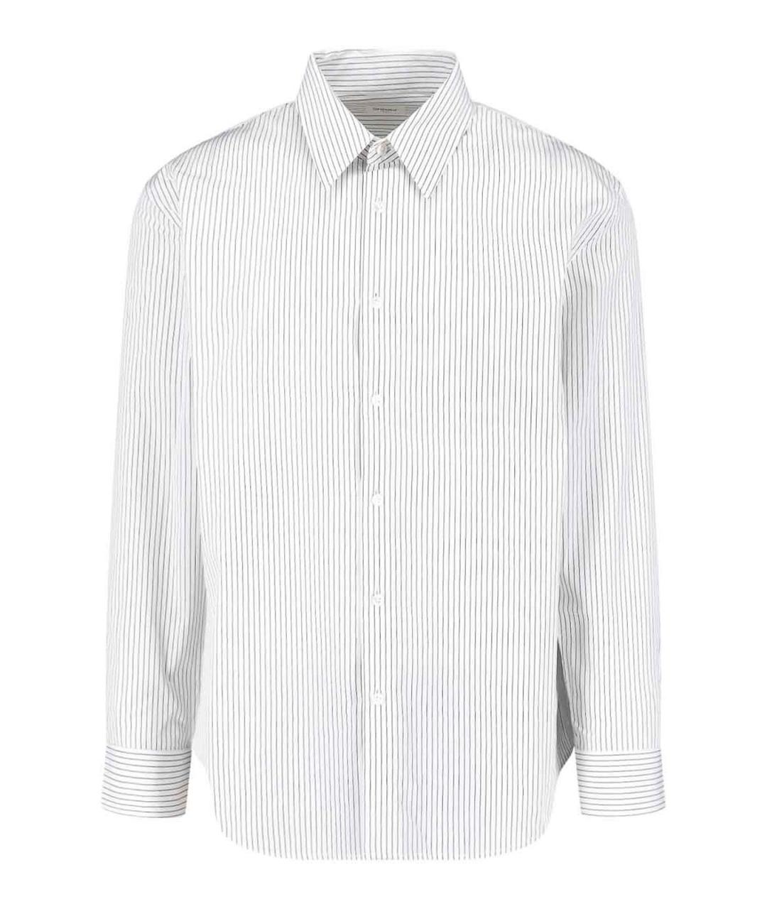 SAINT LAURENT Белая хлопковая классическая рубашка, фото 1