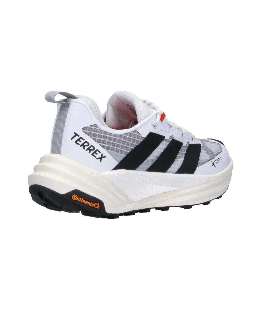 ADIDAS Белые текстильные низкие кроссовки / кеды, фото 4