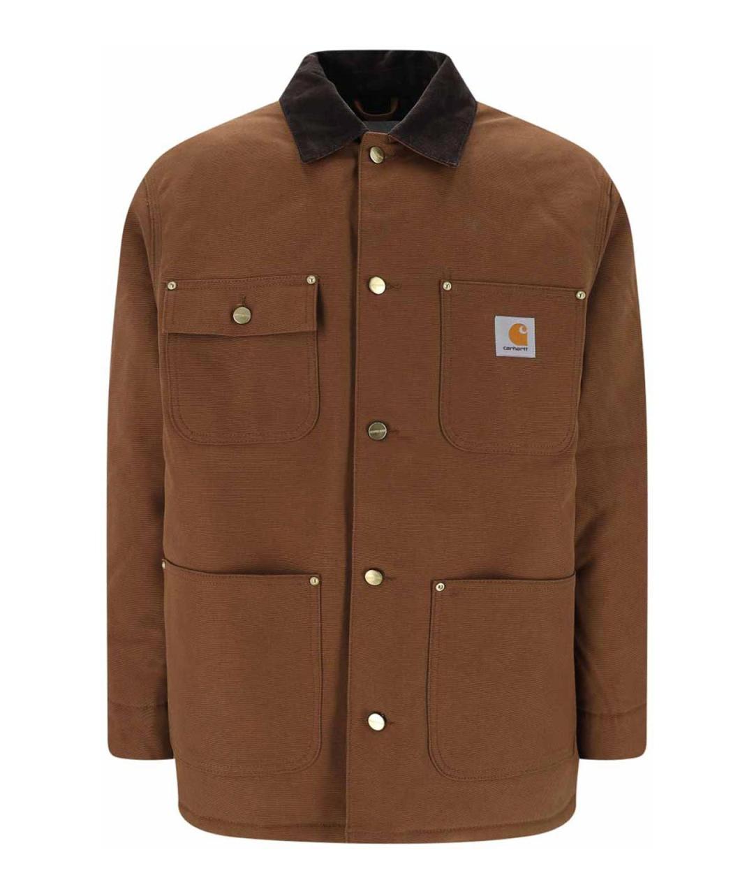 CARHARTT Коричневая хлопковая куртка, фото 1