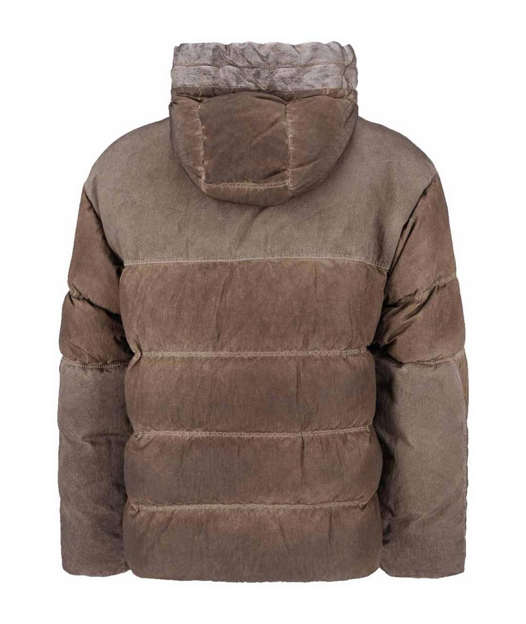 CP COMPANY Коричневый пуховик, фото 2