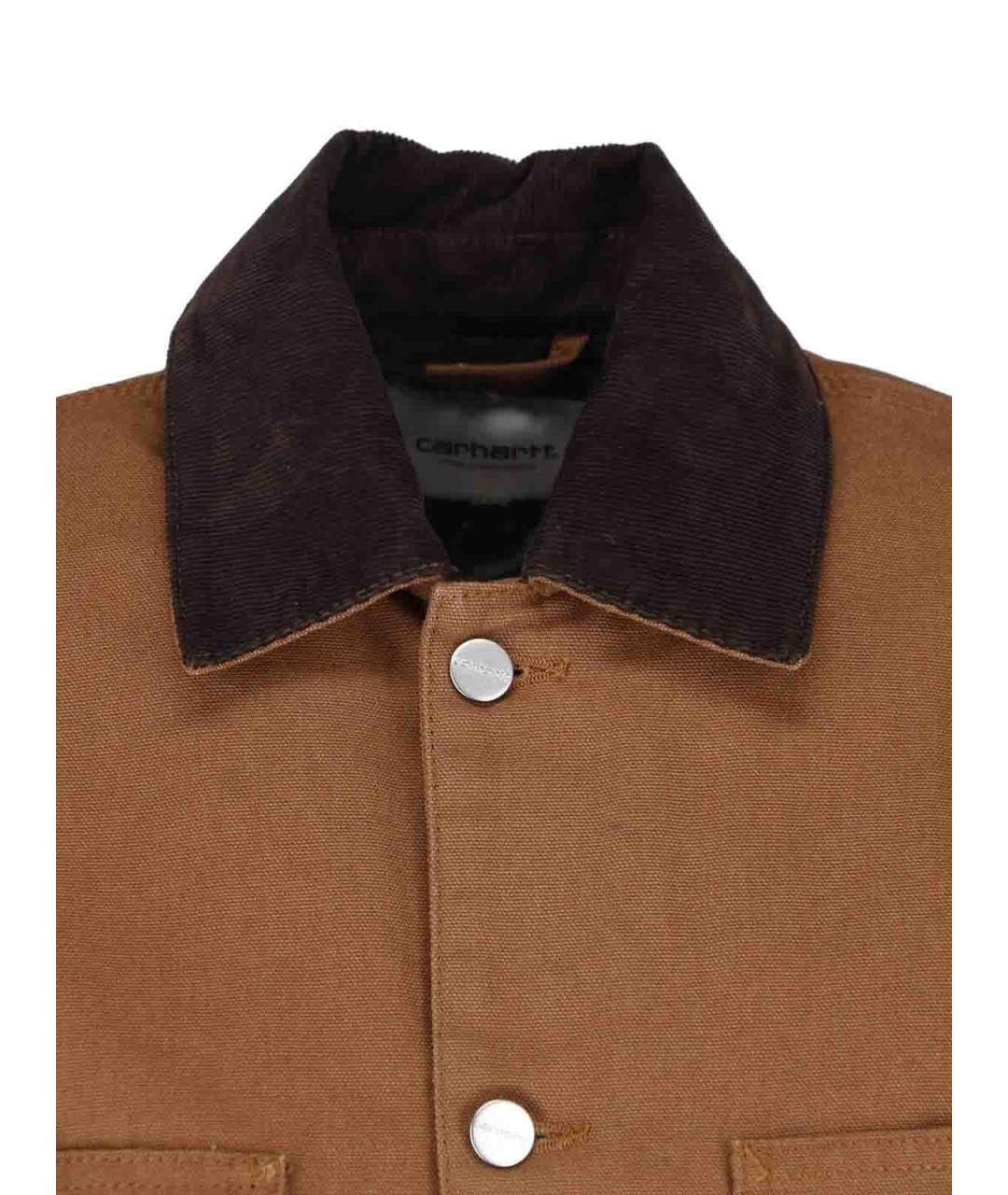 CARHARTT Коричневая хлопковая куртка, фото 4