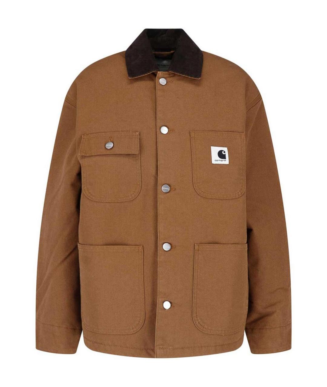 CARHARTT Коричневая хлопковая куртка, фото 1