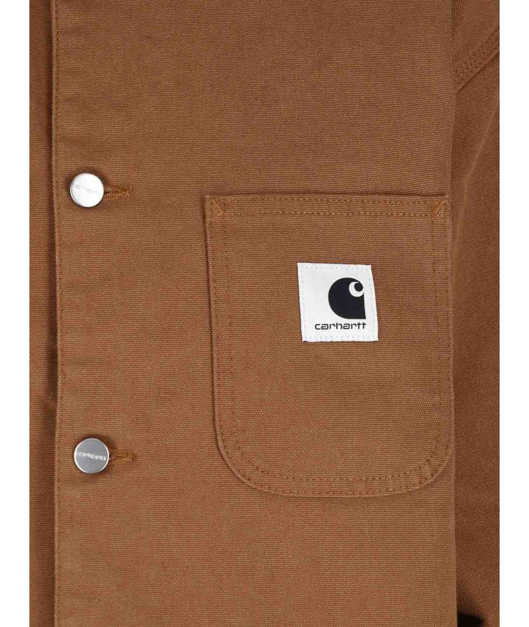 CARHARTT Коричневая хлопковая куртка, фото 3