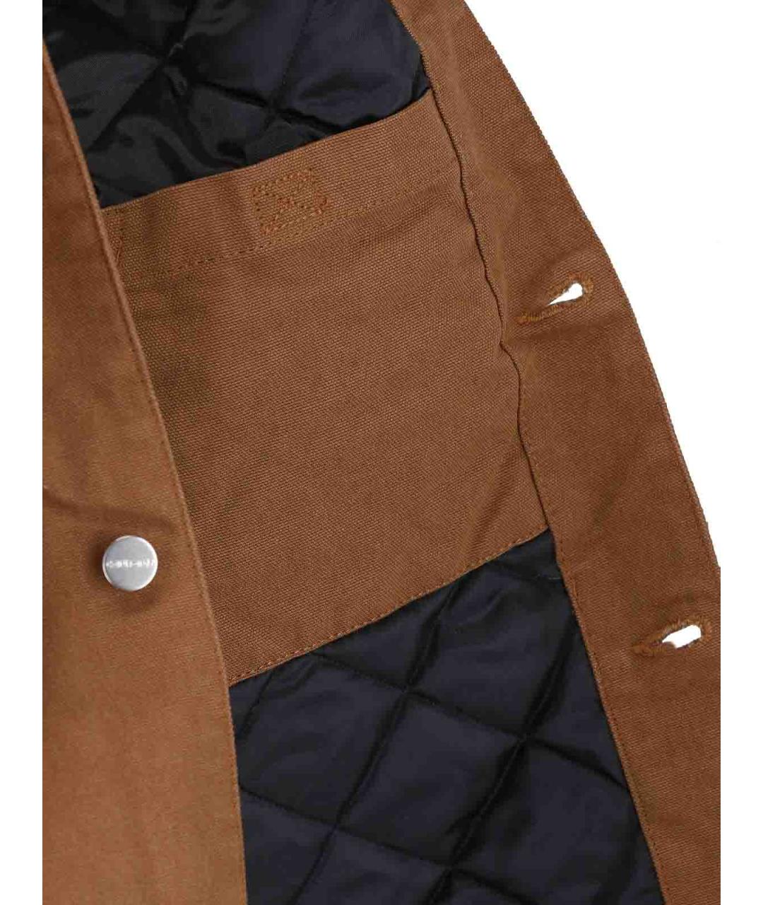 CARHARTT Коричневая хлопковая куртка, фото 5