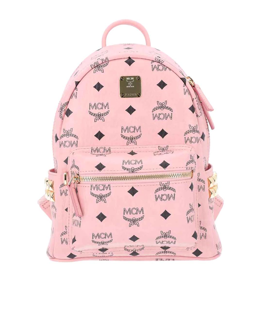 MCM Розовый рюкзак из искусственной кожи, фото 1