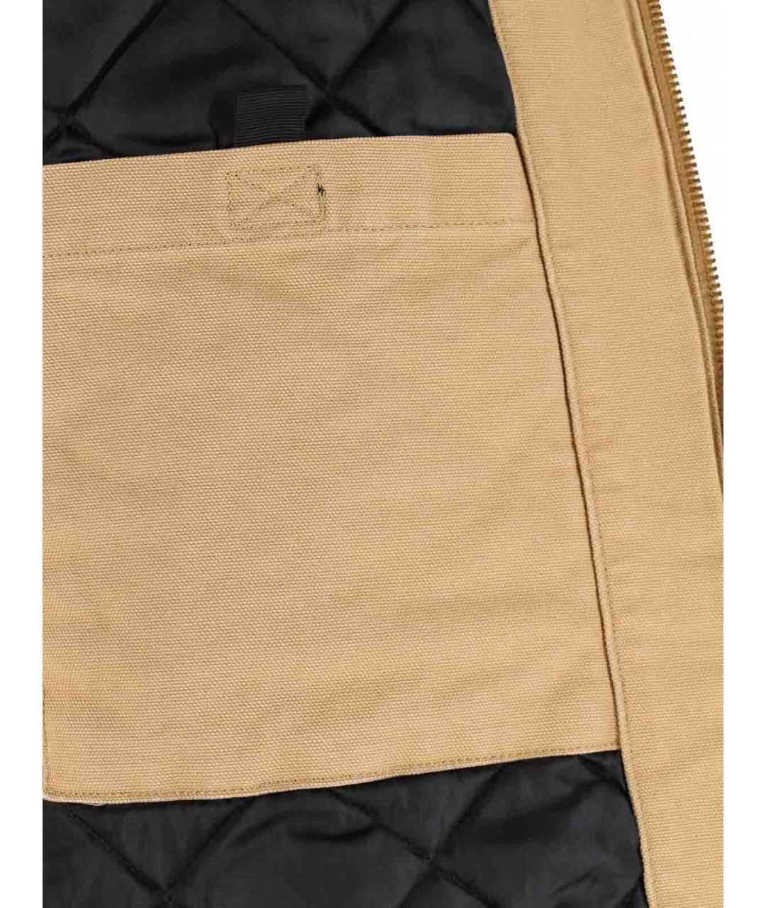 CARHARTT Бежевая хлопковая куртка, фото 3