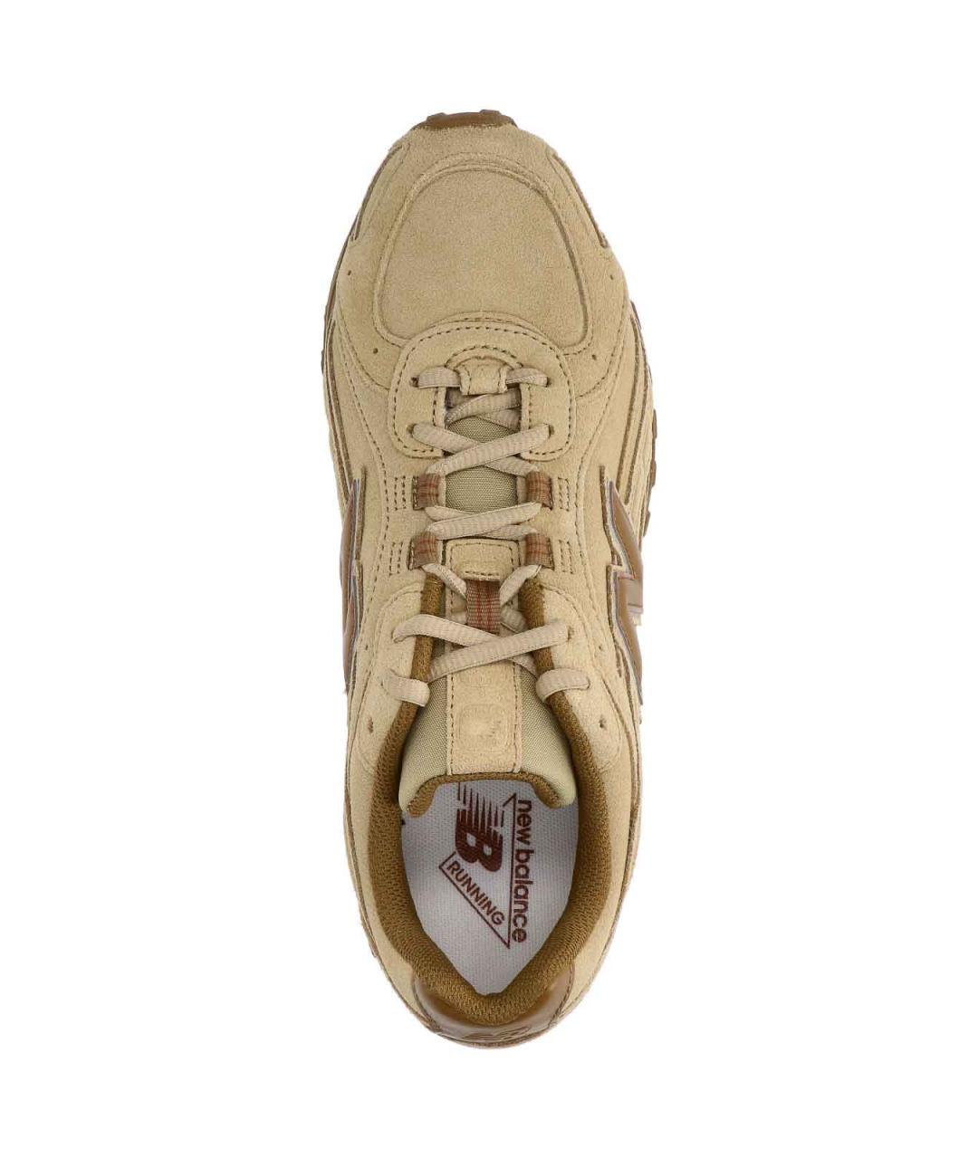 NEW BALANCE Бежевые замшевые кроссовки, фото 5
