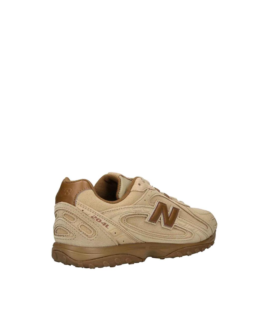 NEW BALANCE Бежевые замшевые кроссовки, фото 4