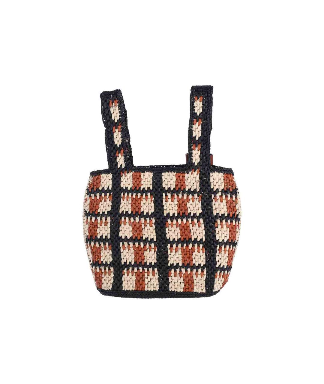 A.P.C. Мульти рафиевая сумка тоут, фото 3