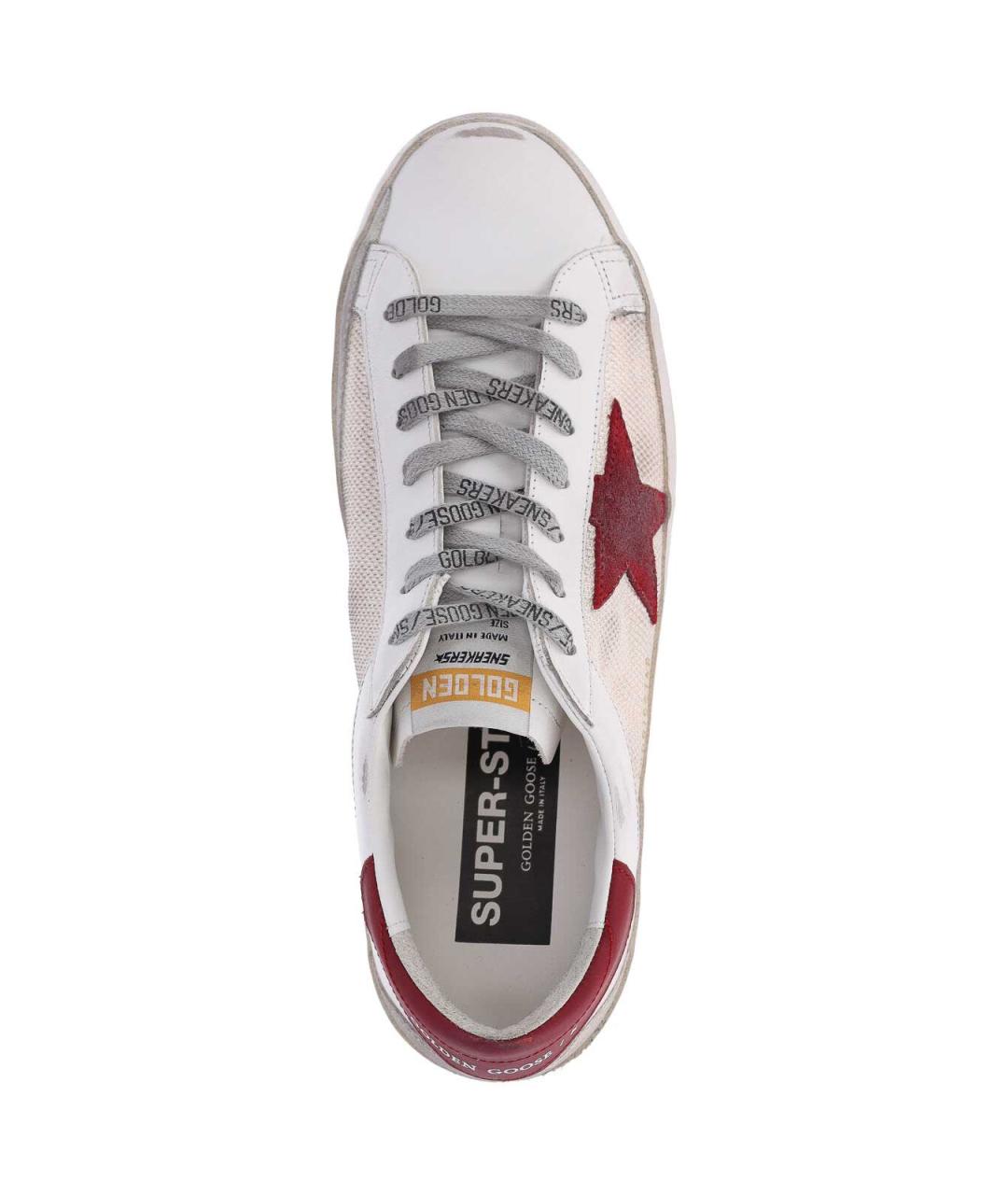 GOLDEN GOOSE Бежевые текстильные низкие кроссовки / кеды, фото 5
