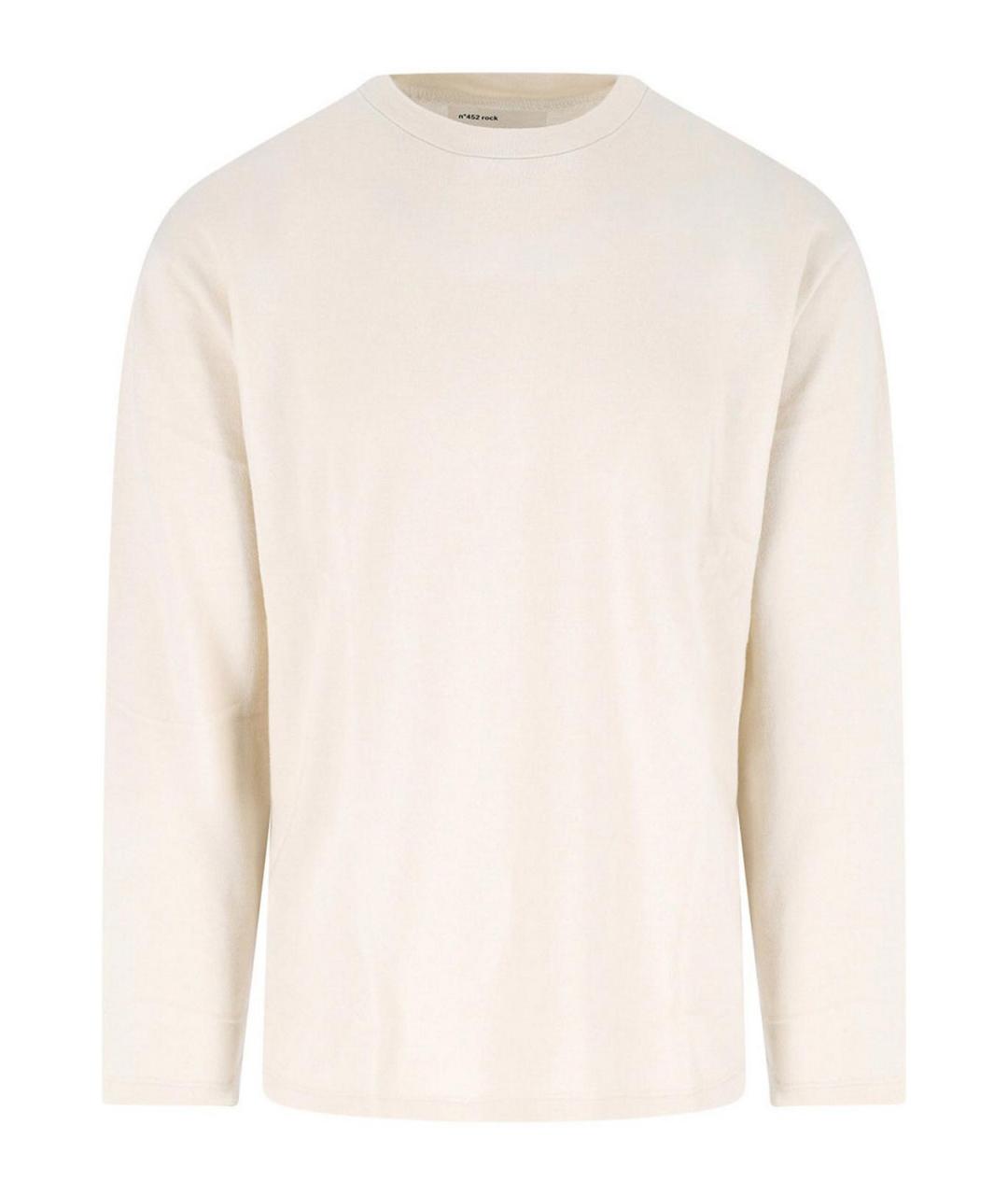 EXTREME CASHMERE Белый кашемировый джемпер / свитер, фото 1