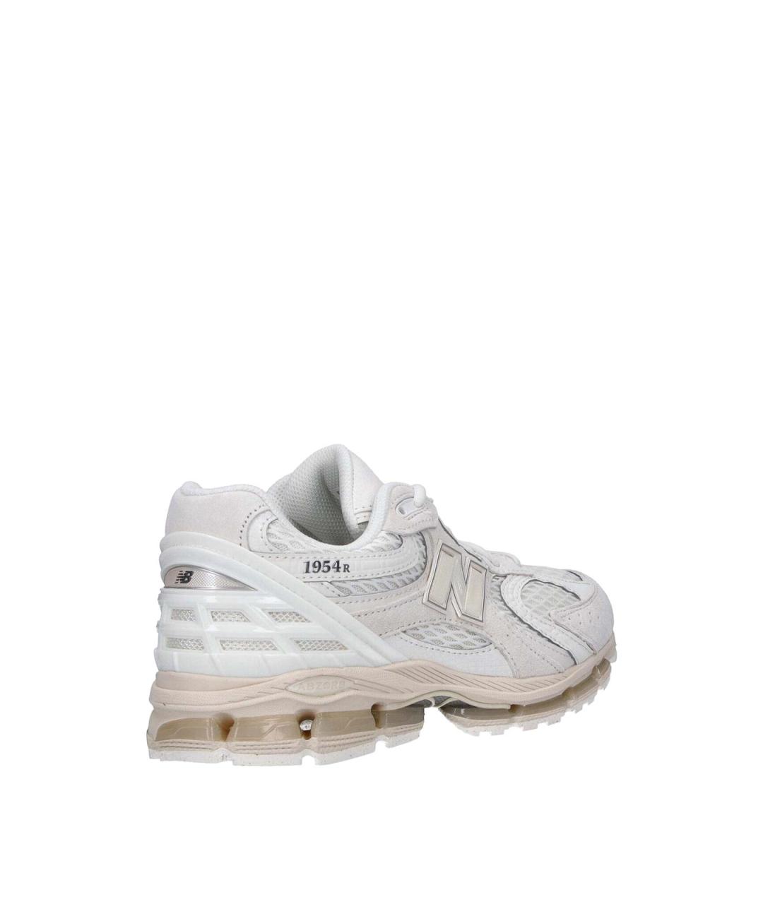 NEW BALANCE Белые кожаные низкие кроссовки / кеды, фото 4