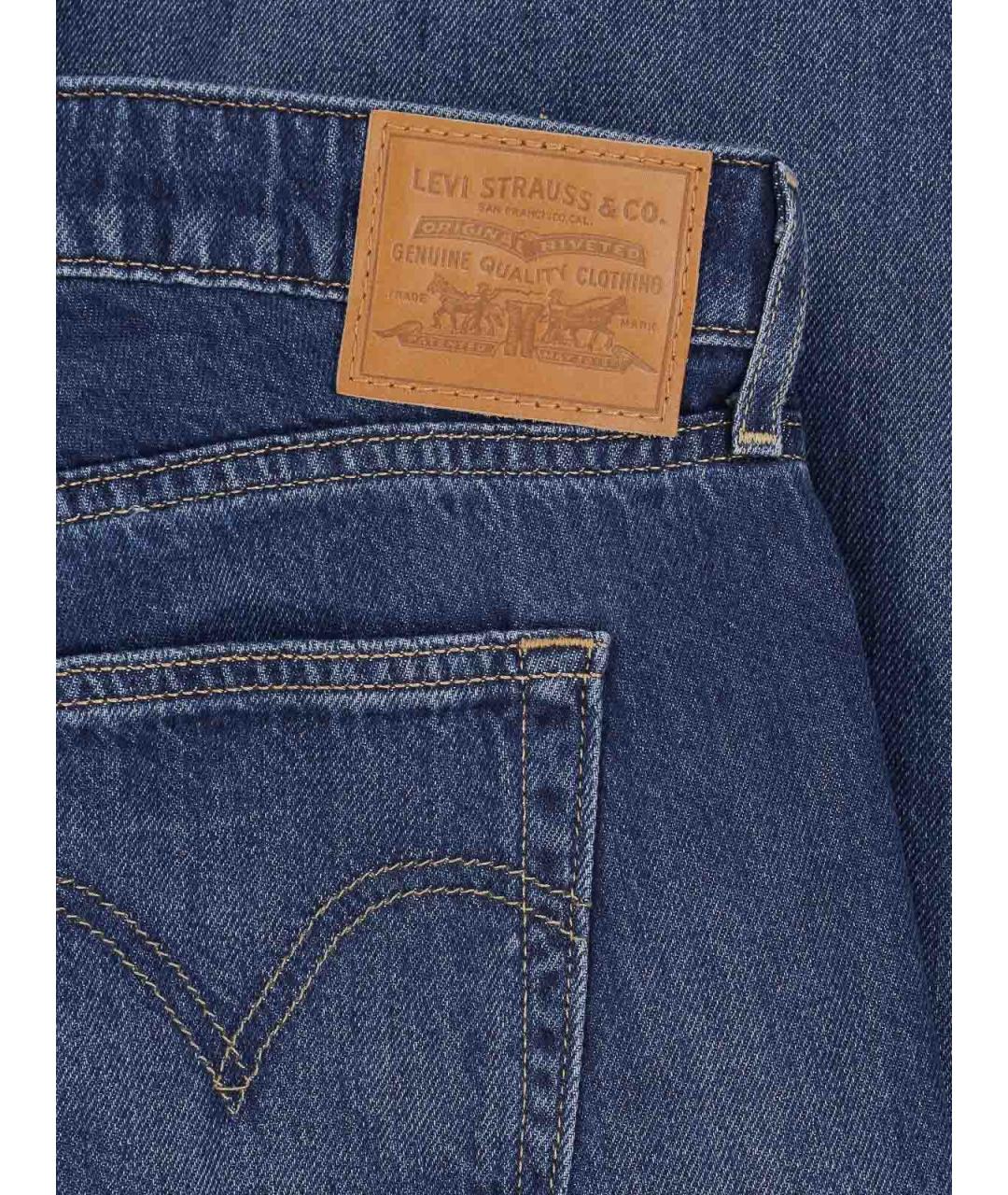 LEVI'S Синие хлопковые джинсы клеш, фото 5
