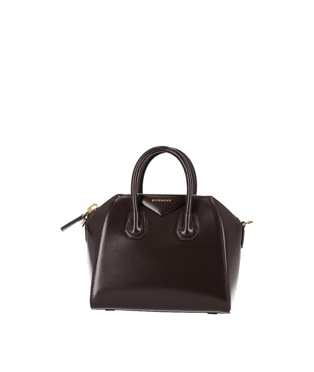 GIVENCHY Коричневая кожаная сумка тоут, фото 6