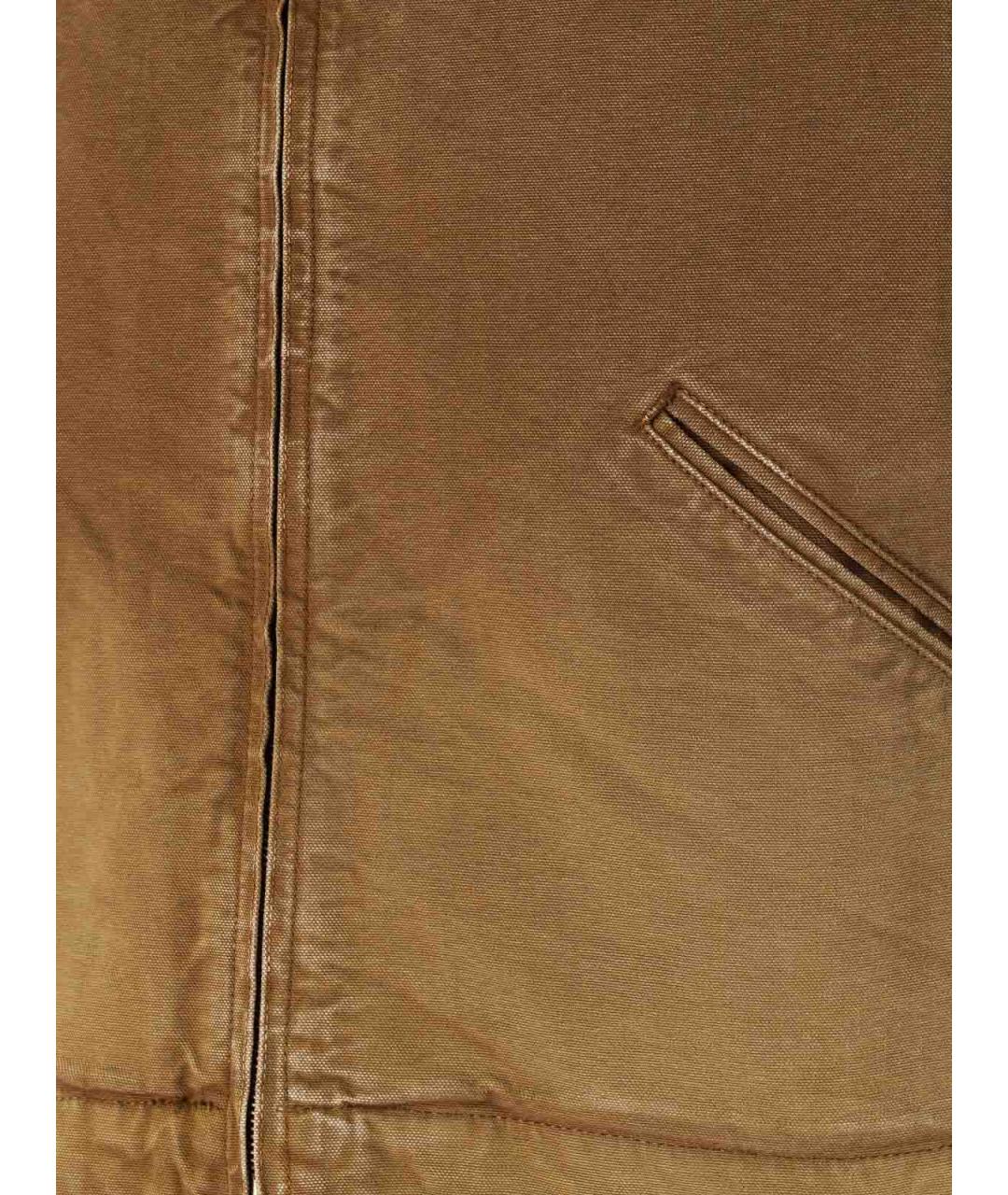 CARHARTT Коричневая хлопковая куртка, фото 3