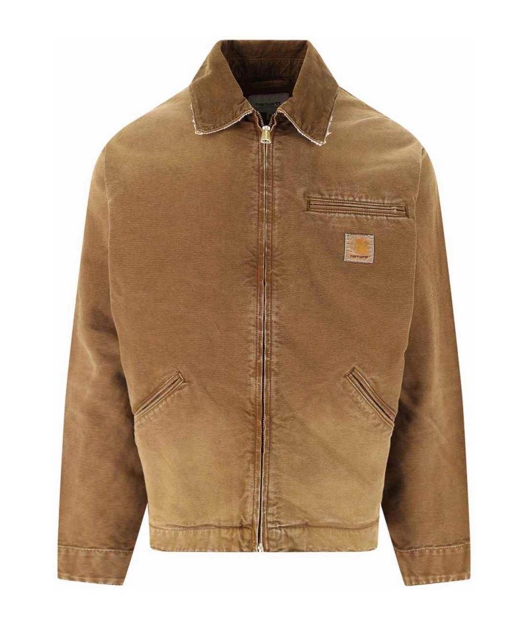 CARHARTT Коричневая хлопковая куртка, фото 1