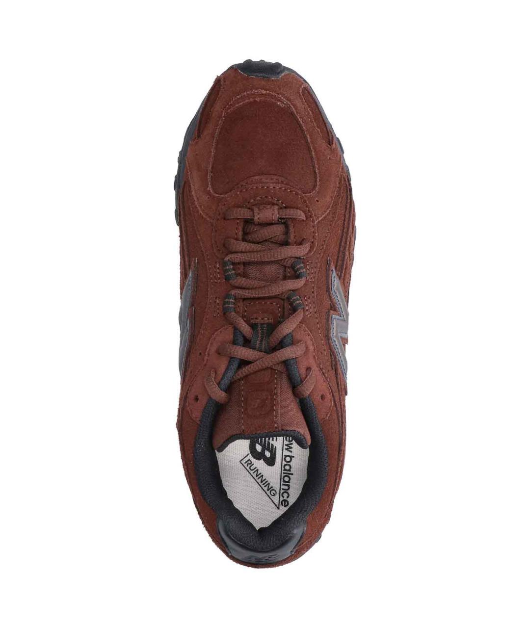 NEW BALANCE Коричневые замшевые кроссовки, фото 5
