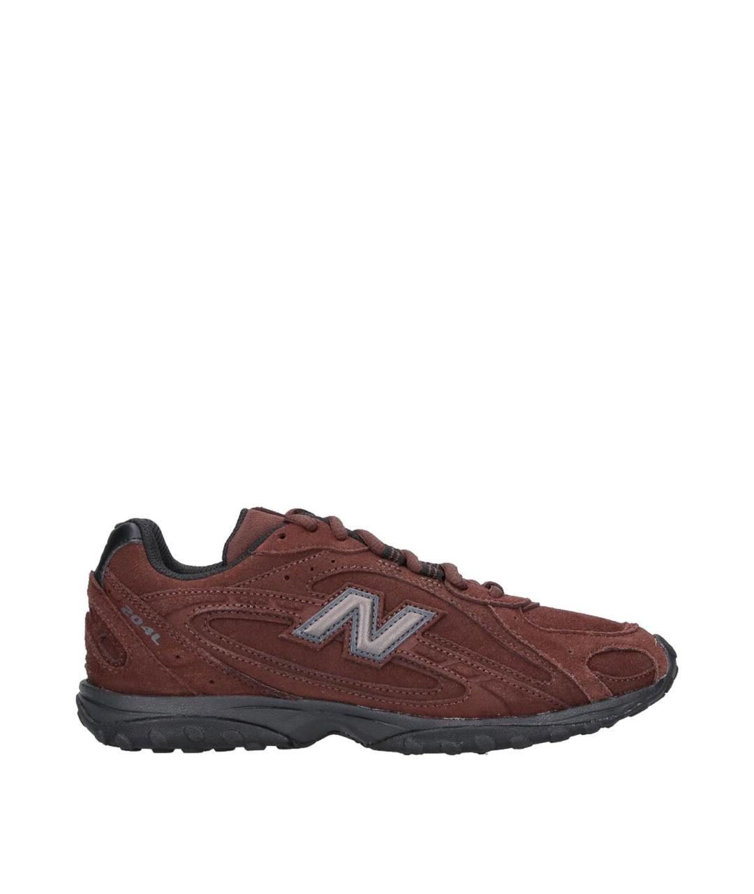 NEW BALANCE Коричневые замшевые кроссовки, фото 1