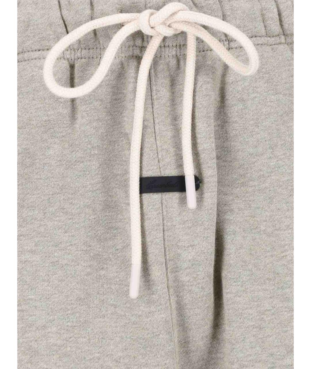 FEAR OF GOD Серые хлопковые повседневные брюки, фото 5