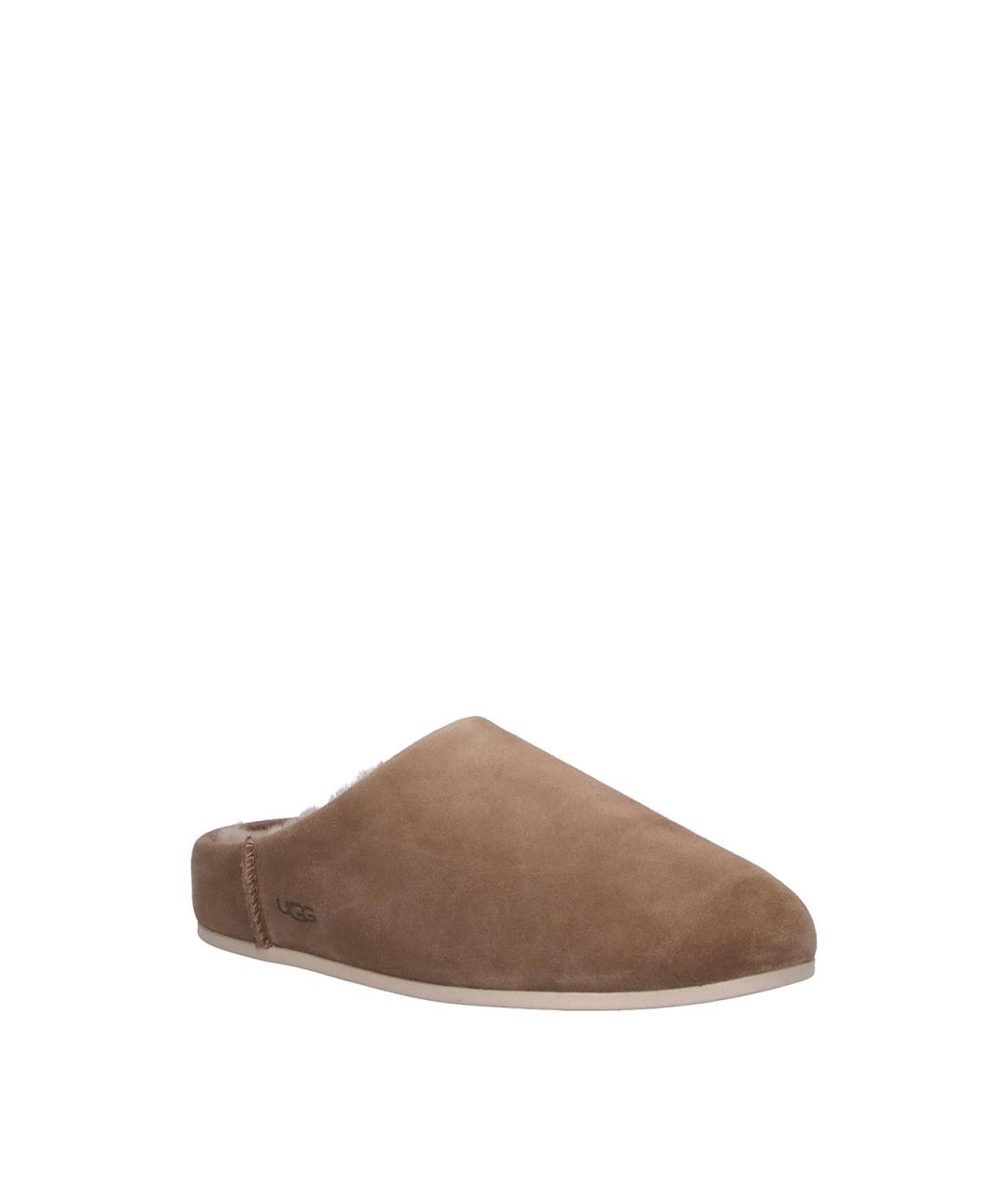 UGG Коричневые замшевые мюли, фото 2