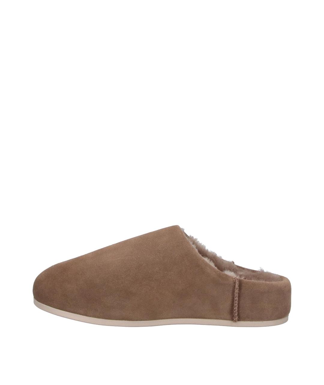 UGG Коричневые замшевые мюли, фото 3