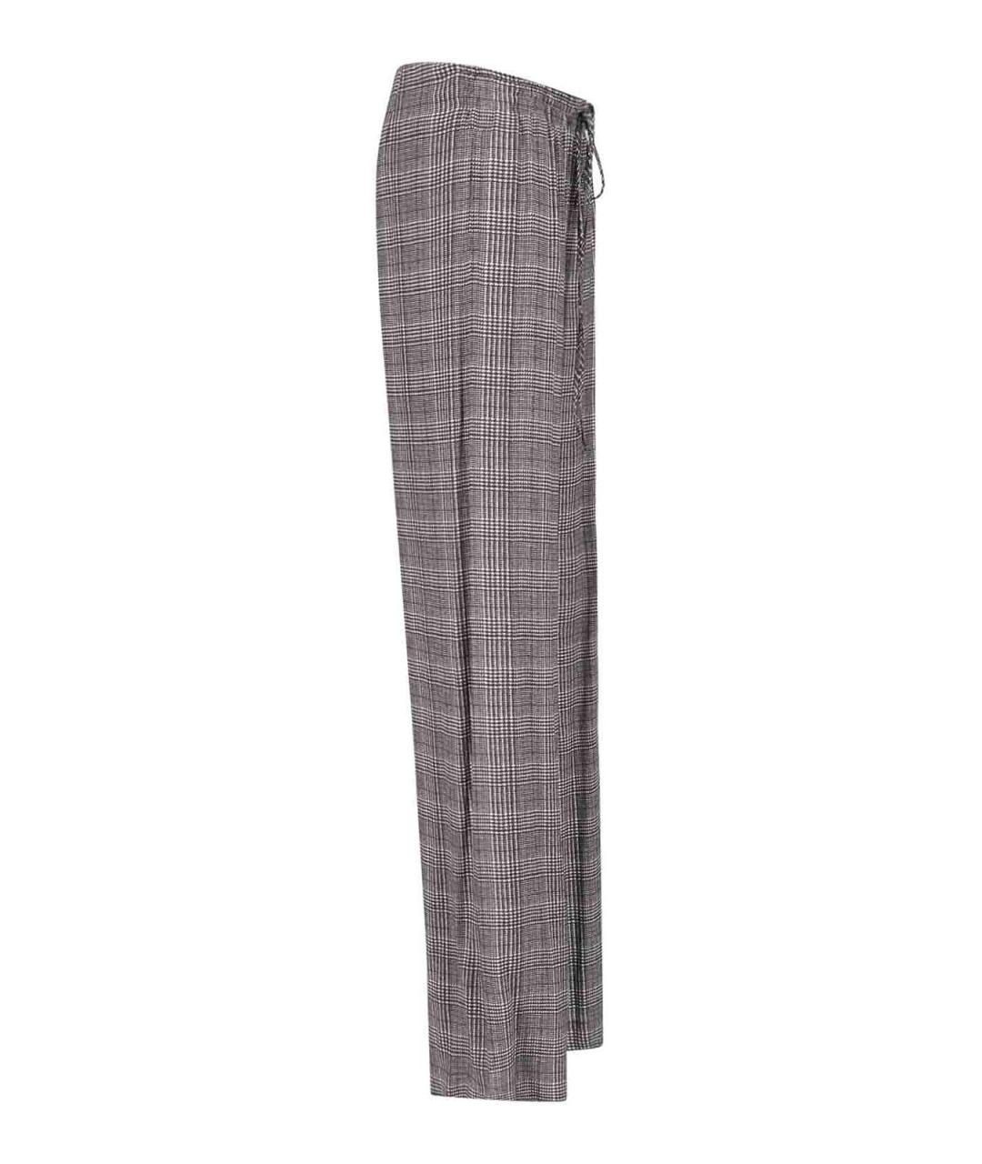 ERMANNO SCERVINO Мульти вискозные прямые брюки, фото 3