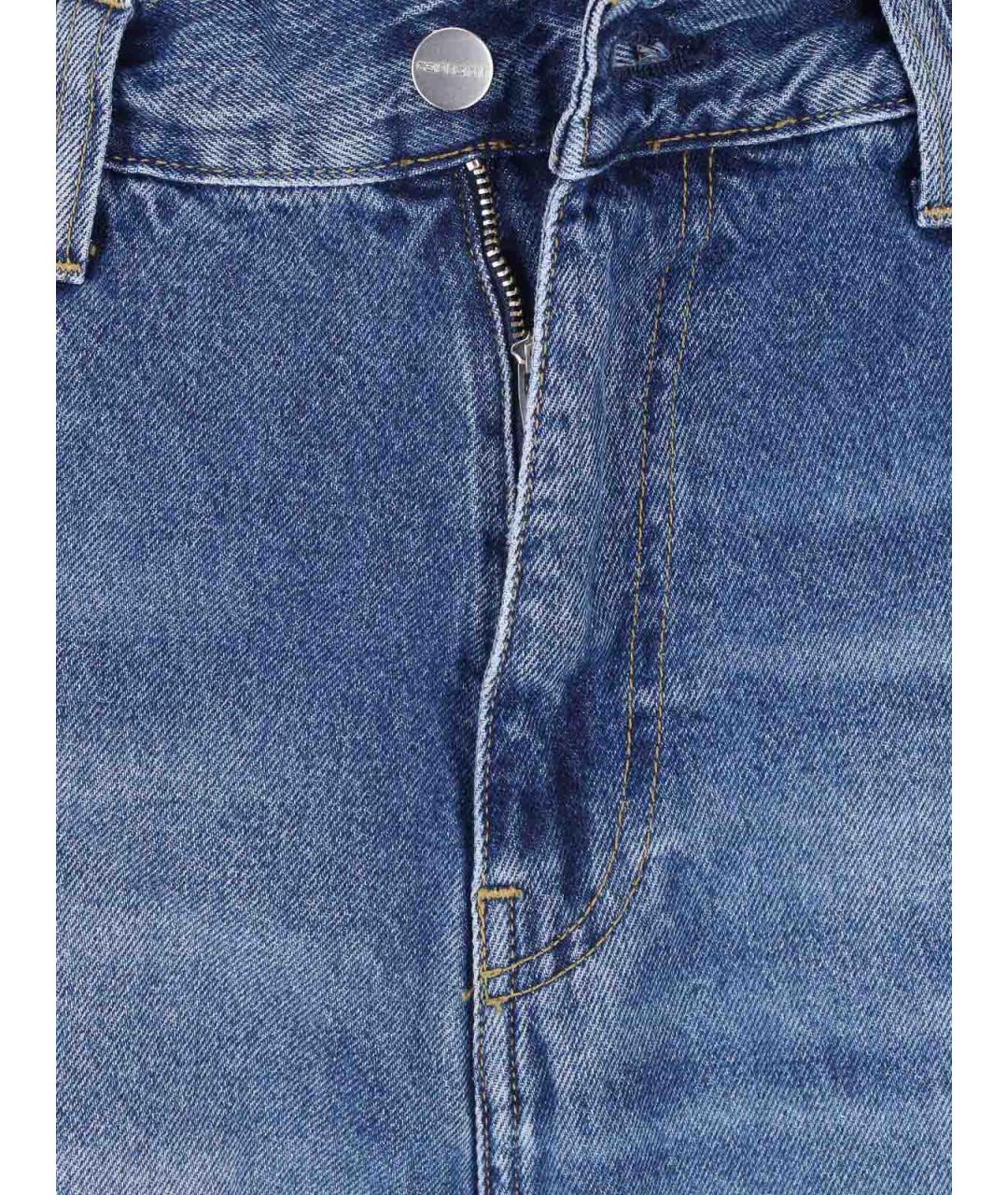 CARHARTT Синие хлопковые прямые джинсы, фото 5