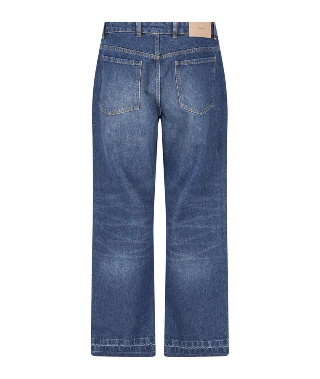 REPRESENT Синие хлопковые прямые джинсы, фото 2