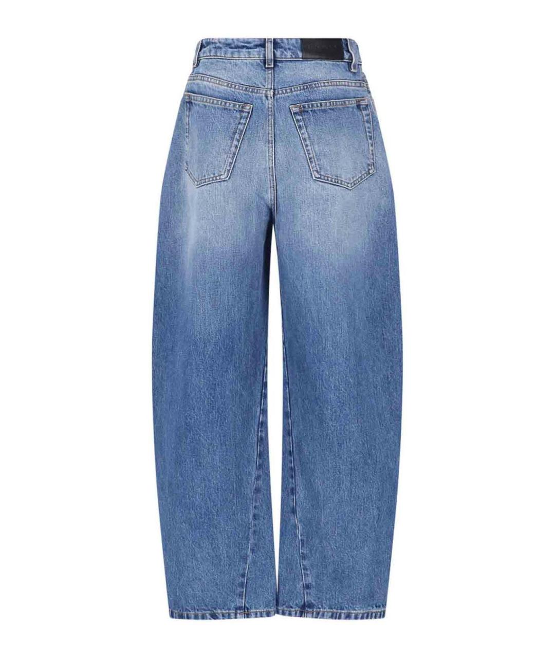 GIVENCHY Голубые хлопковые прямые джинсы, фото 2
