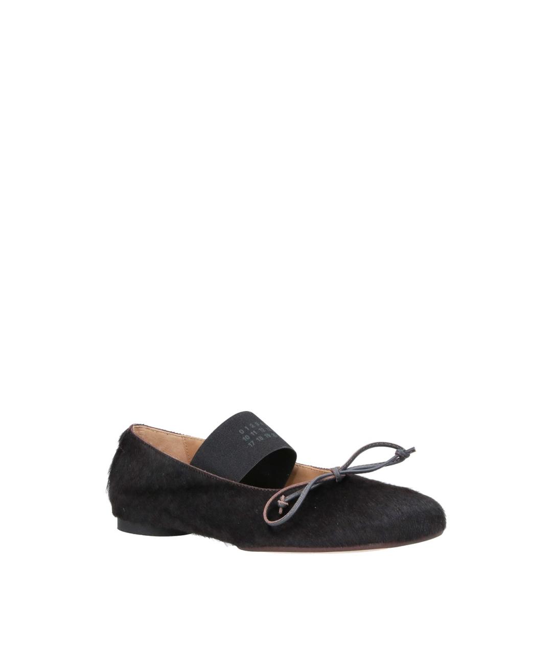 MM6 MAISON MARGIELA Коричневые кожаные балетки, фото 2
