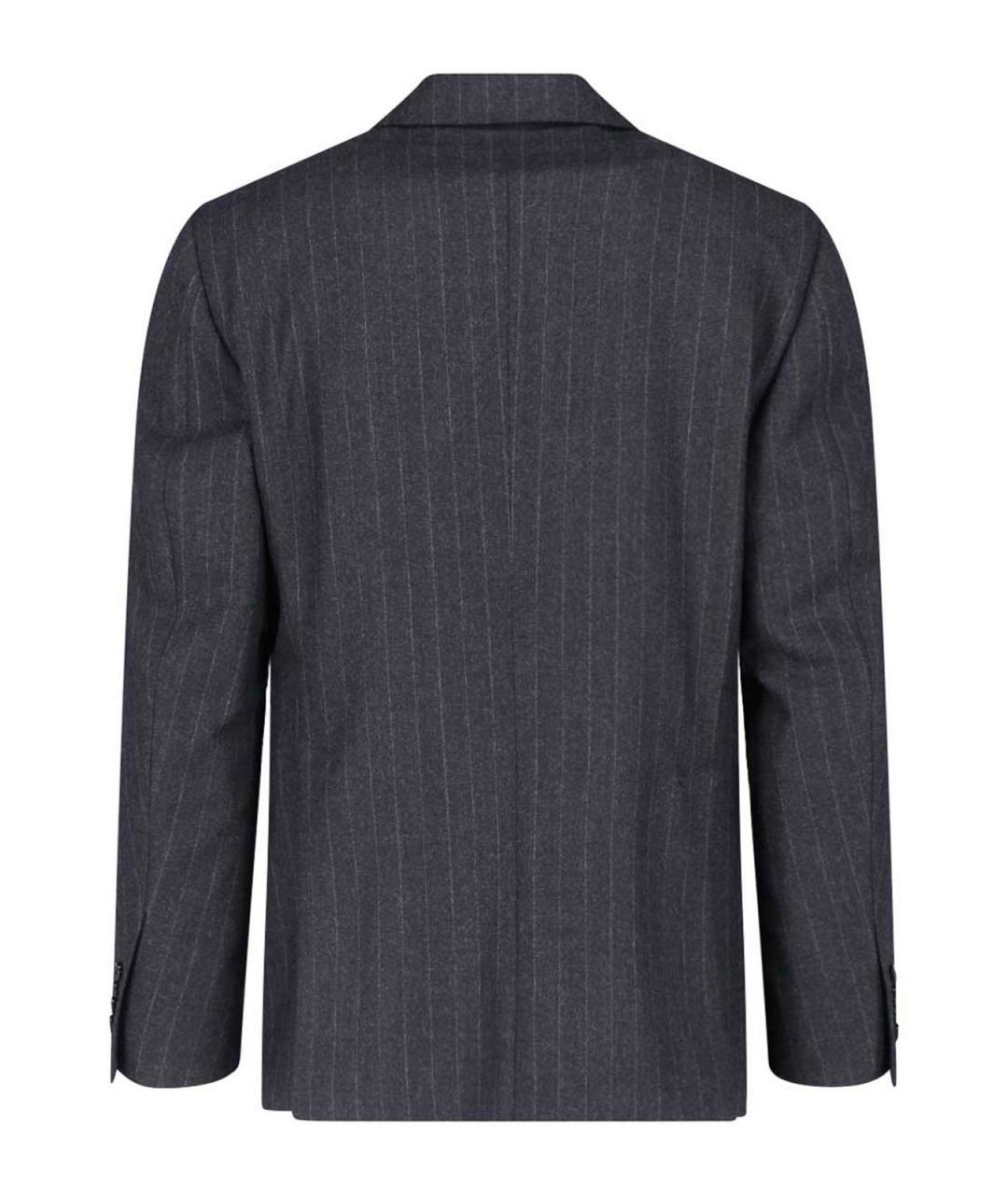 LARDINI Антрацитовый классический костюм, фото 2