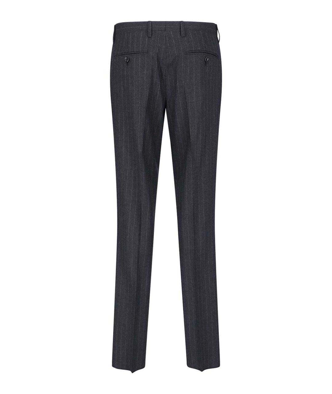 LARDINI Антрацитовый классический костюм, фото 7