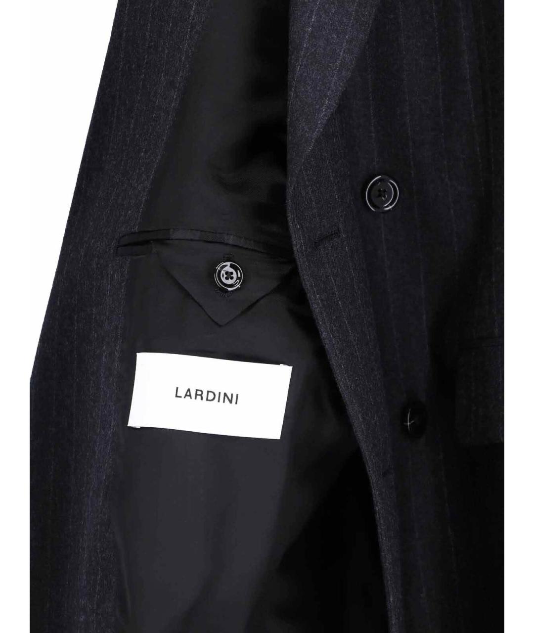 LARDINI Антрацитовый классический костюм, фото 3