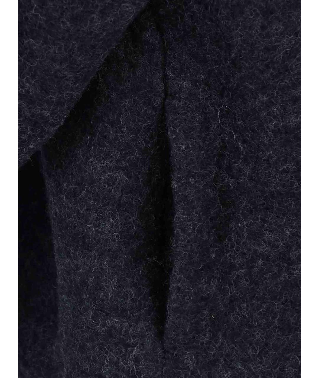 JIL SANDER Антрацитовая шерстяная куртка, фото 4