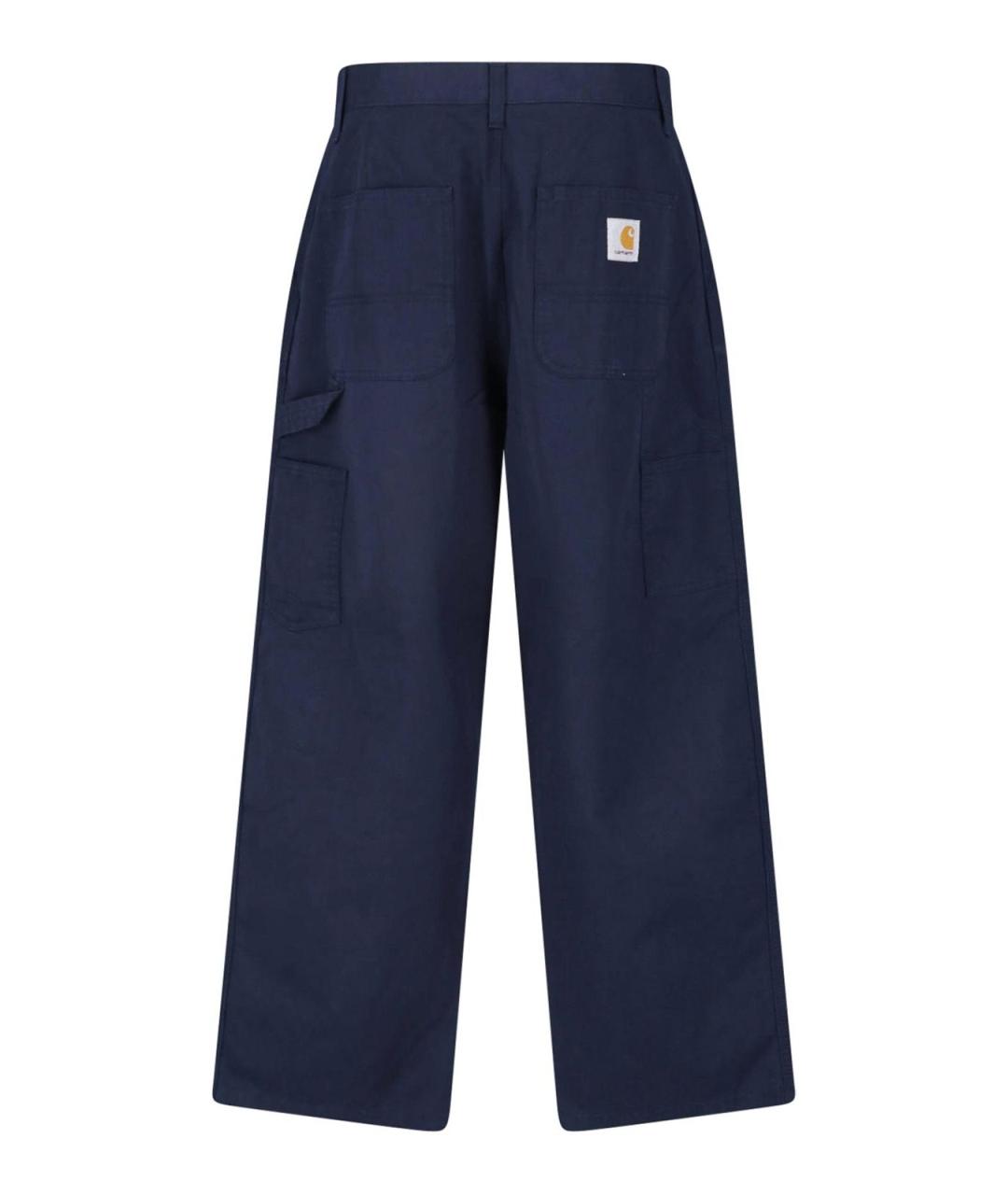 CARHARTT Синие хлопковые повседневные брюки, фото 2