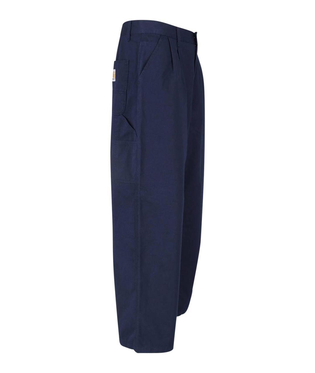 CARHARTT Синие хлопковые повседневные брюки, фото 3