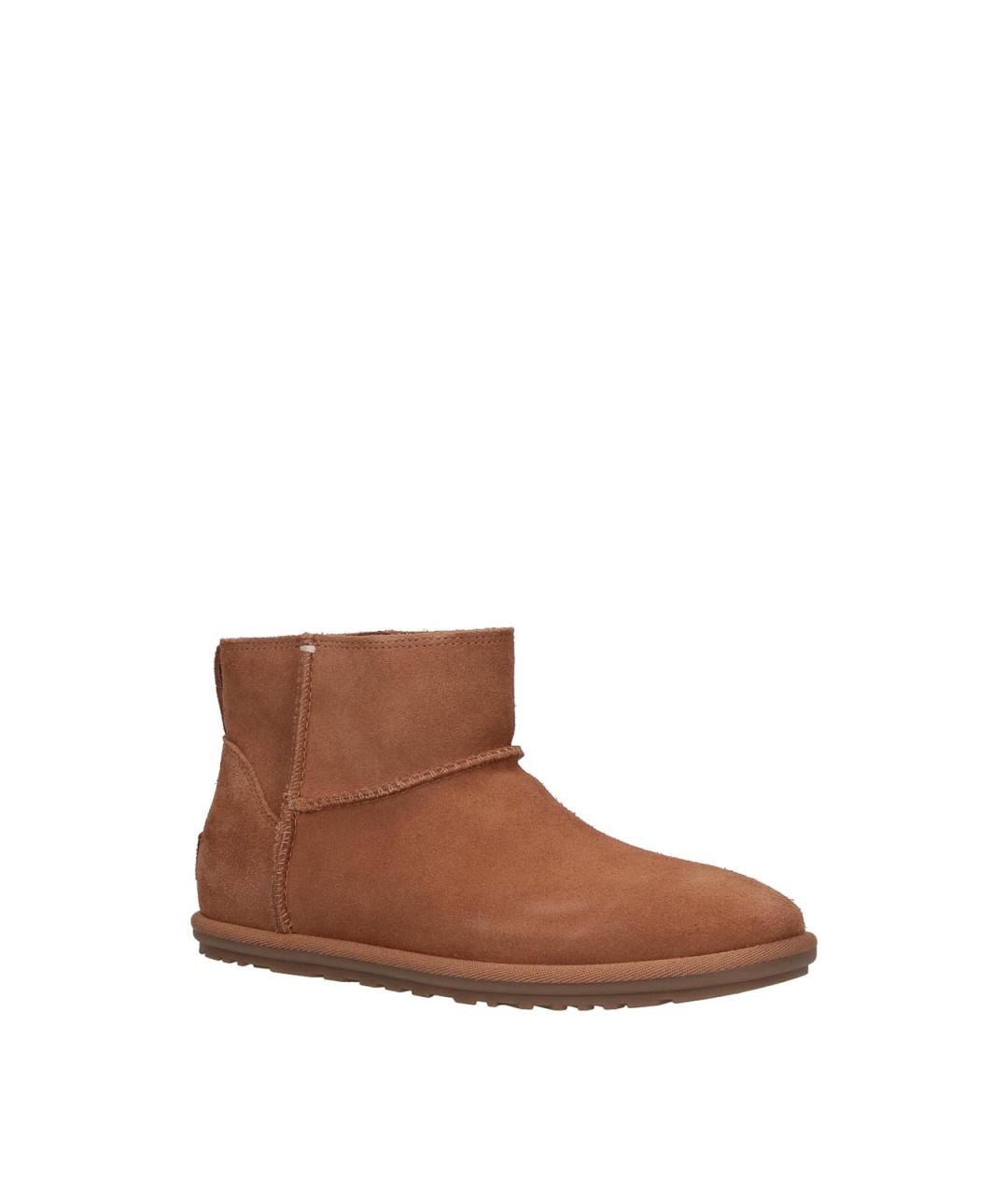 UGG Коричневые замшевые ботинки, фото 2