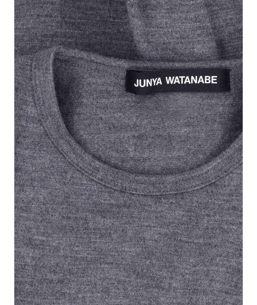 JUNYA WATANABE Серый шерстяной джемпер / свитер, фото 3