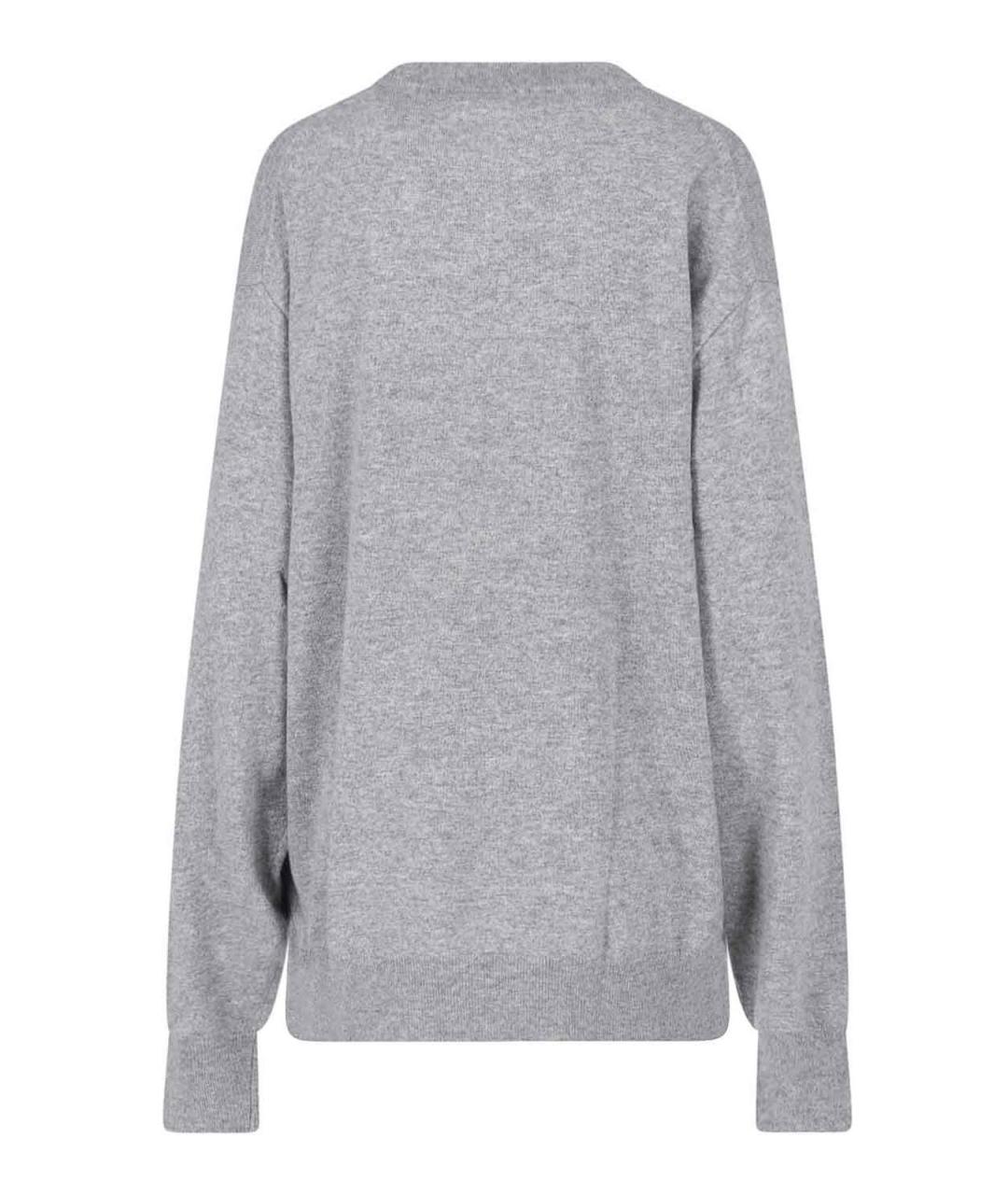 EXTREME CASHMERE Серый кашемировый джемпер / свитер, фото 2
