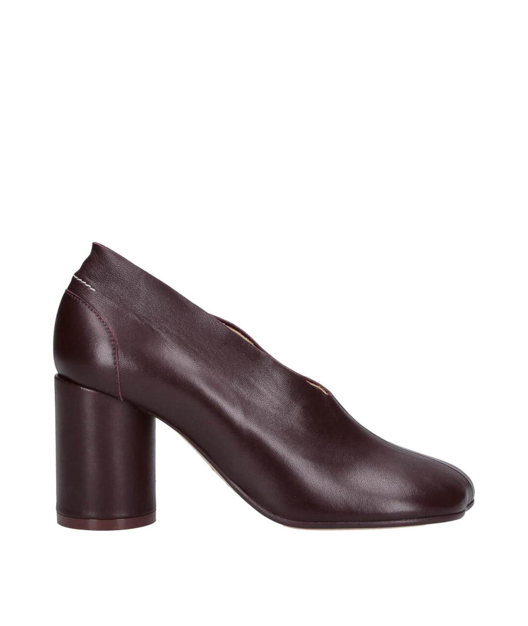 MM6 MAISON MARGIELA Коричневые кожаные туфли, фото 1
