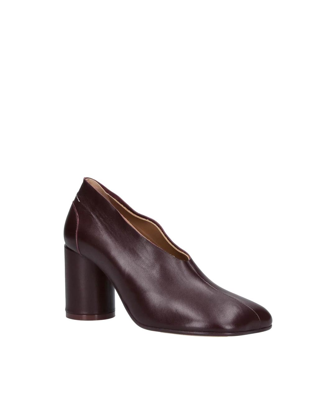 MM6 MAISON MARGIELA Коричневые кожаные туфли, фото 2