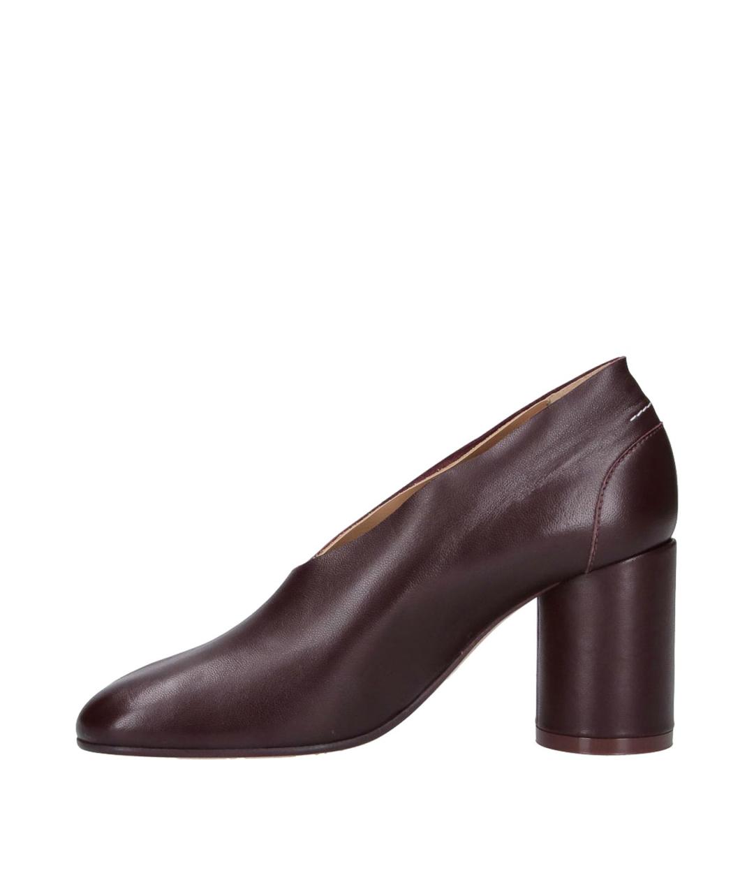 MM6 MAISON MARGIELA Коричневые кожаные туфли, фото 3