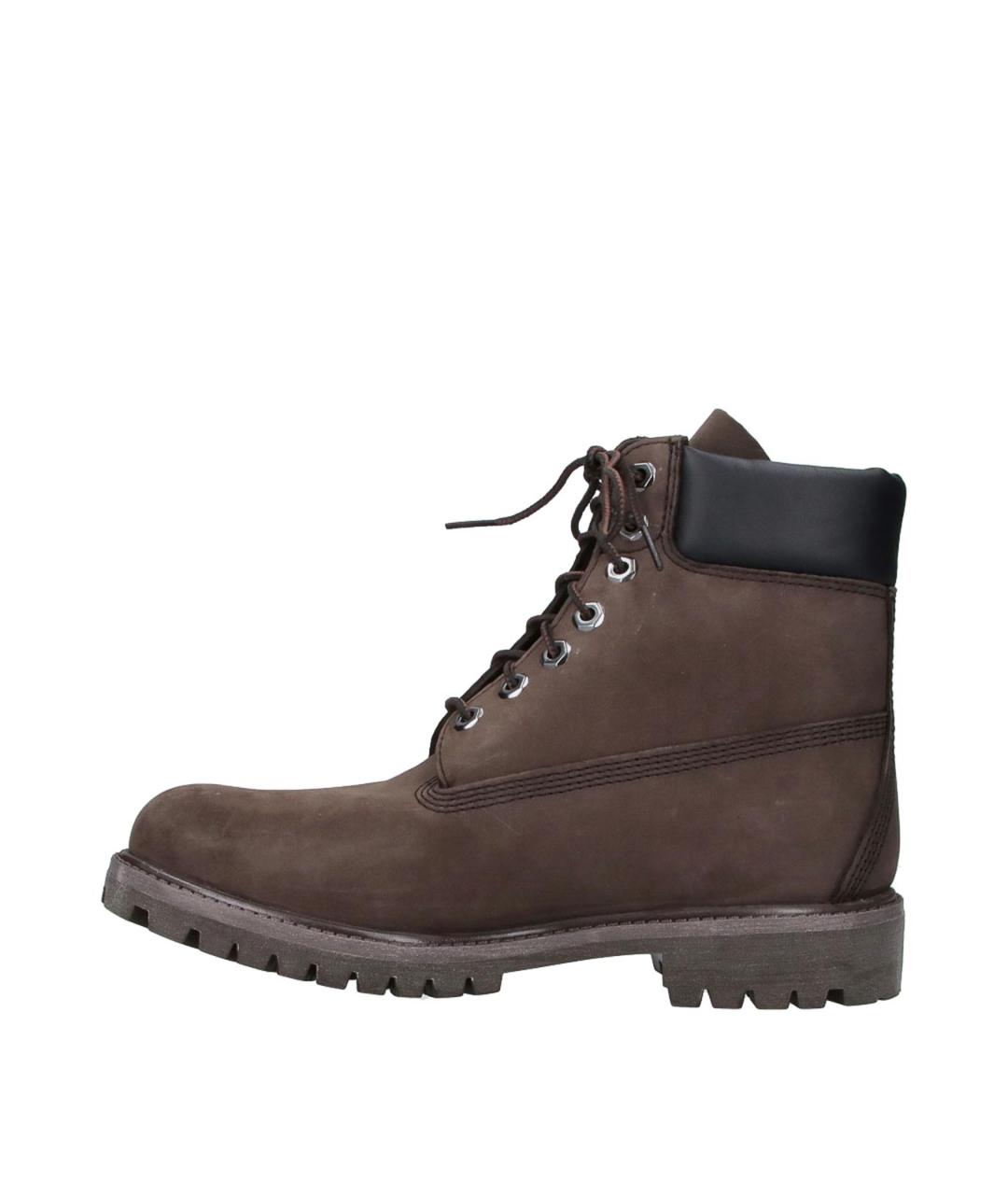TIMBERLAND Коричневые замшевые высокие ботинки, фото 3