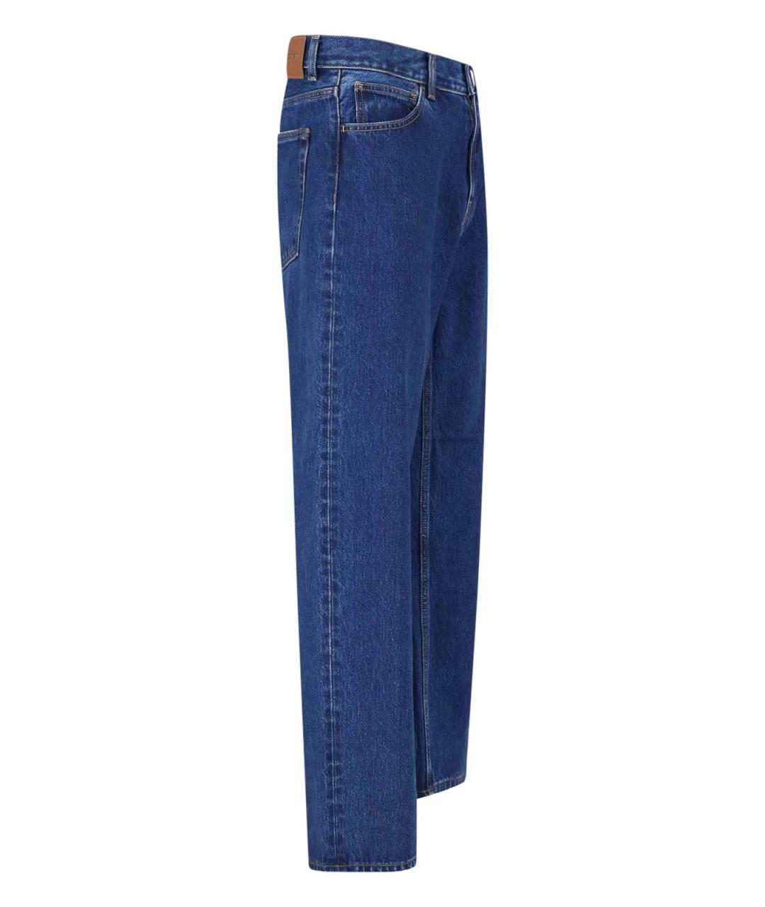 CARHARTT Синие хлопковые прямые джинсы, фото 3