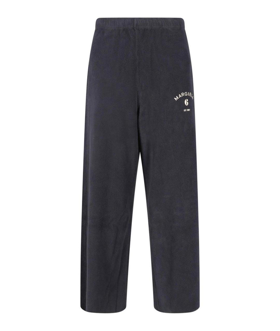 MM6 MAISON MARGIELA Серые хлопковые повседневные брюки, фото 1