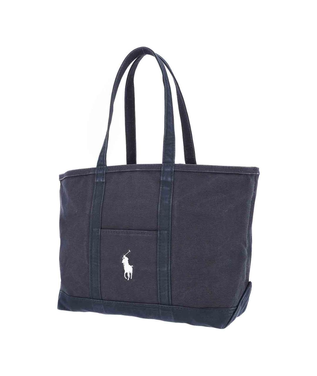 POLO RALPH LAUREN Синяя сумка тоут, фото 2