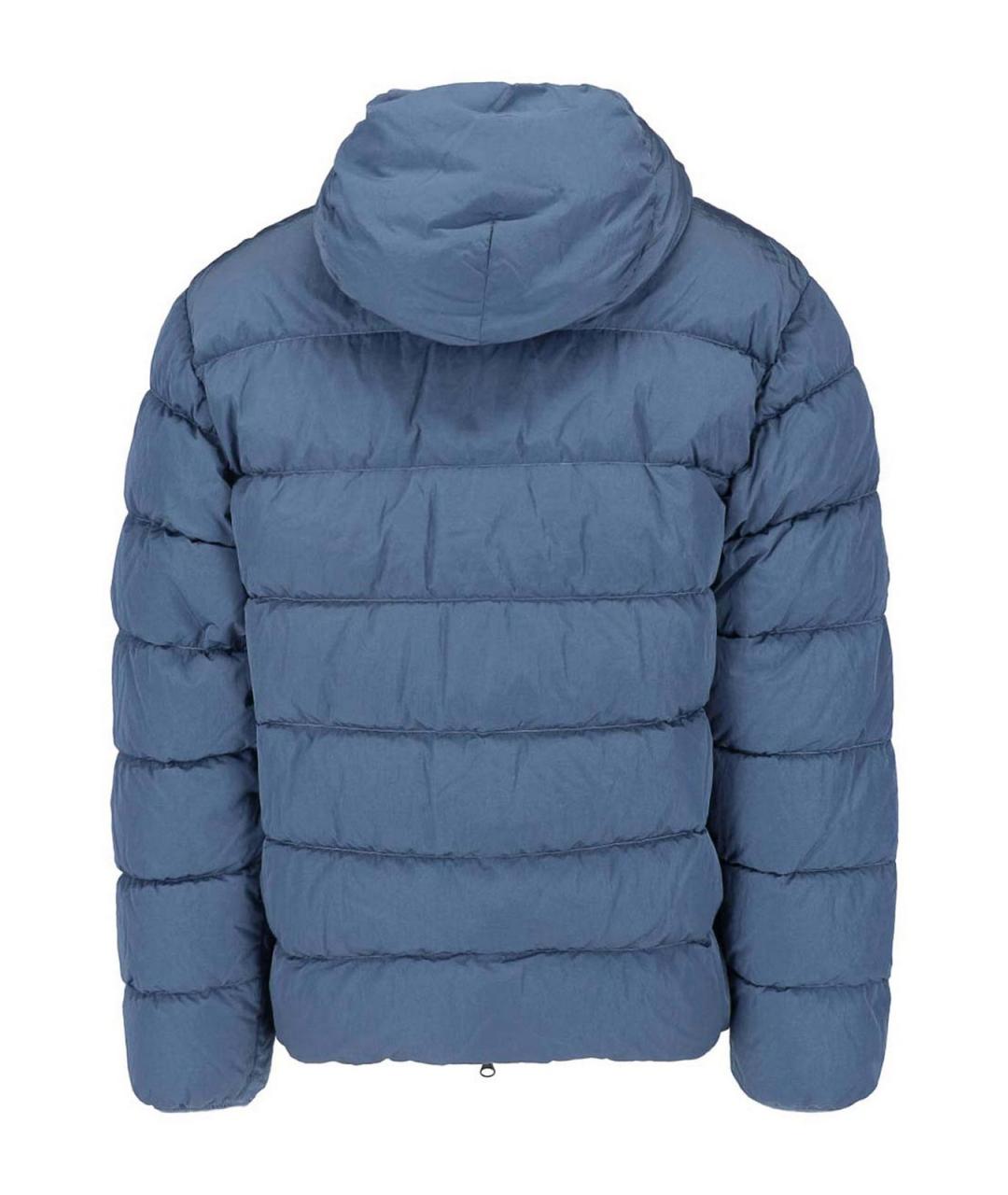 CP COMPANY Голубой полиамидовый пуховик, фото 2